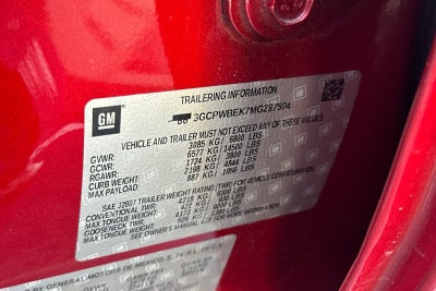 2021 Chevrolet Silverado 1500 Custom