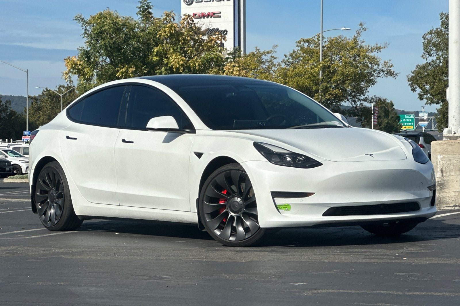 Used 2022 Tesla Model 3 Performance with VIN 5YJ3E1EC3NF351954 for sale in Dublin, CA