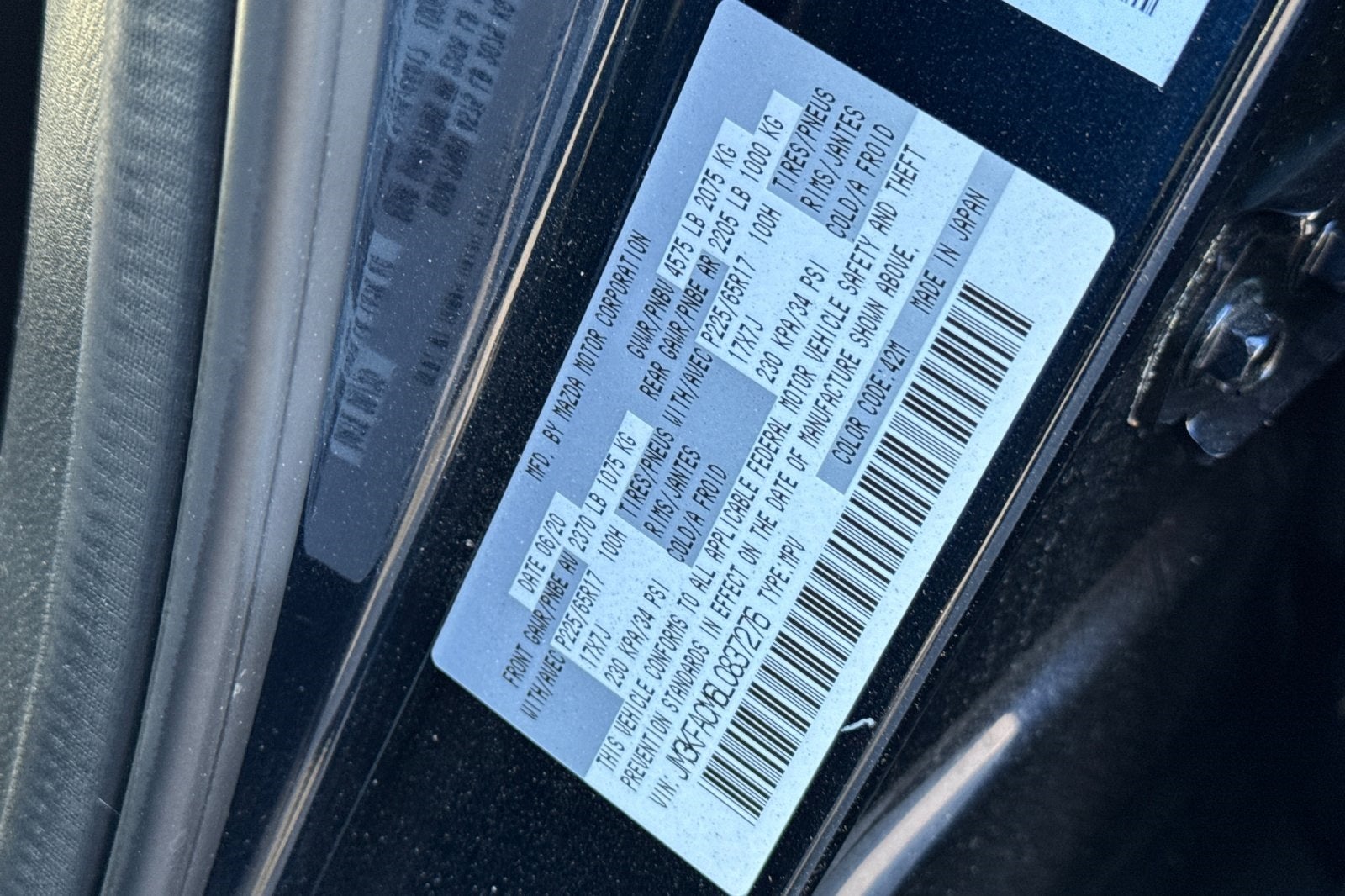 2020 Mazda Mazda CX-5 Touring