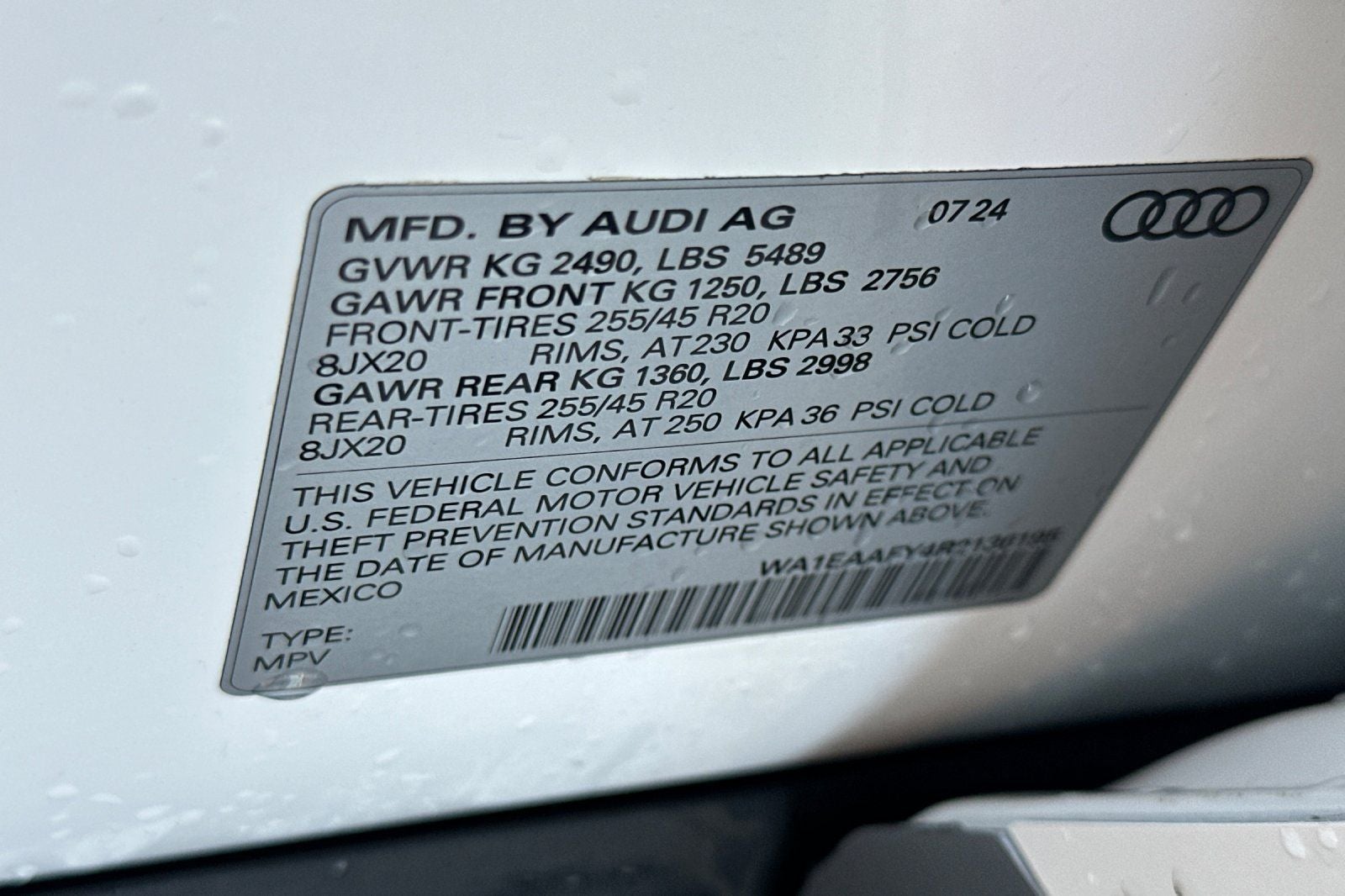 2024 Audi Q5 45 S line Premium quattro