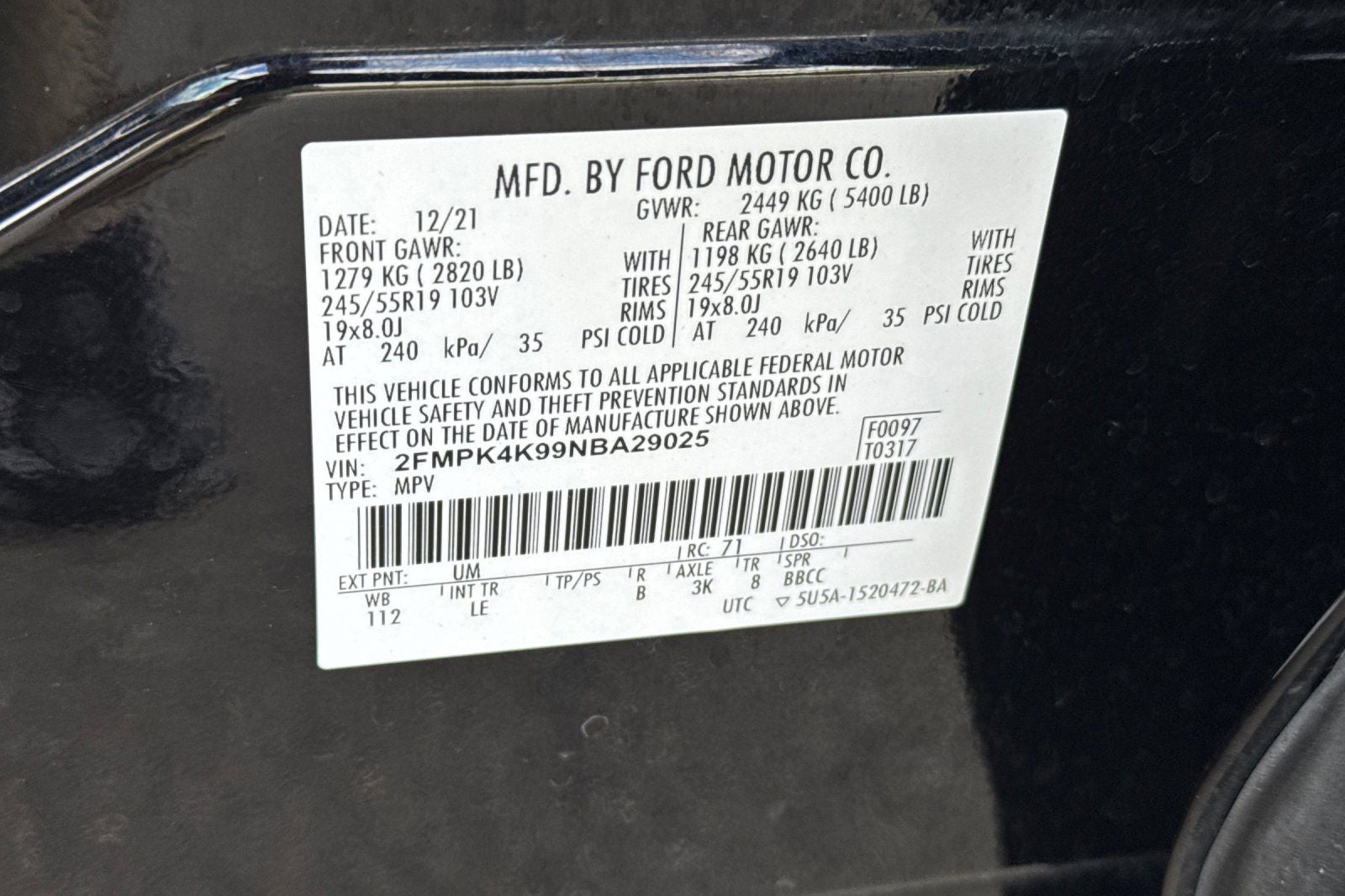 2022 Ford Edge Titanium