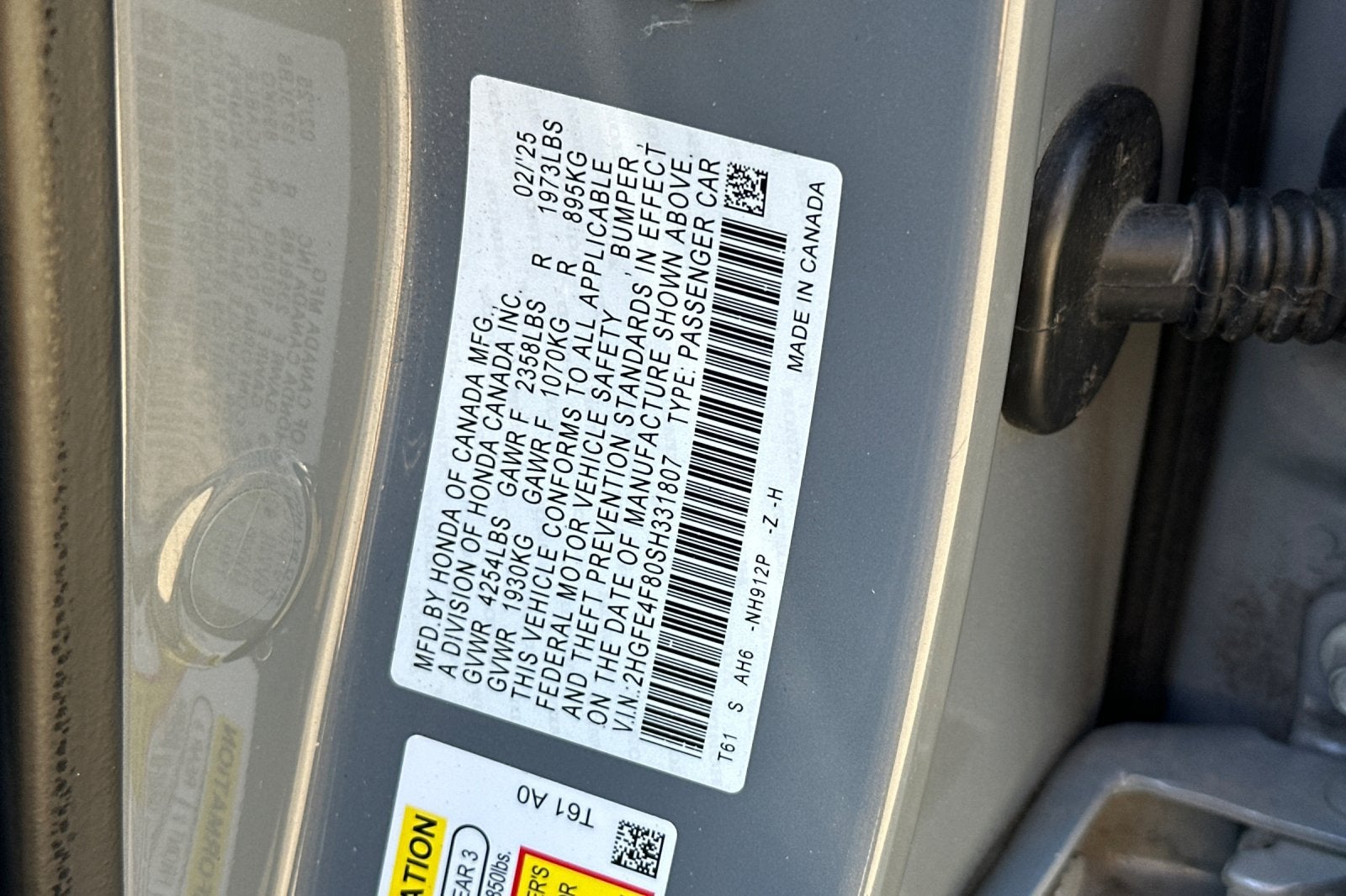 2025 Honda Civic Hybrid Sport