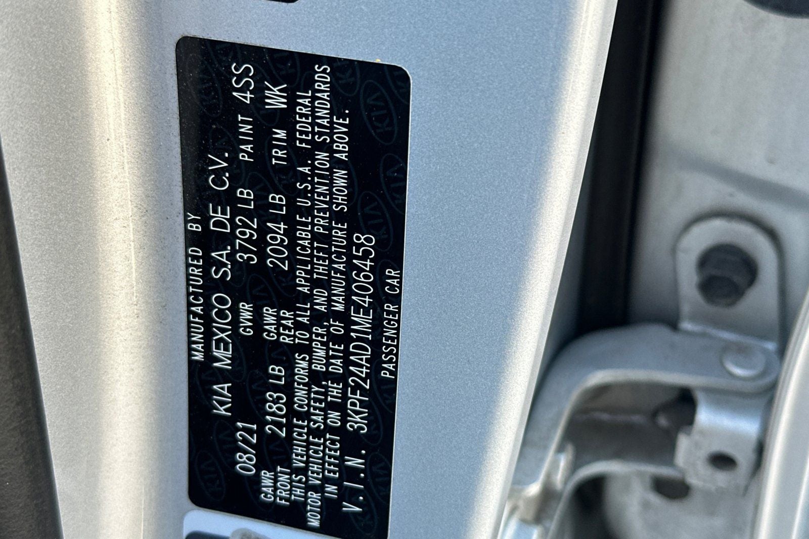 2021 Kia Forte LXS