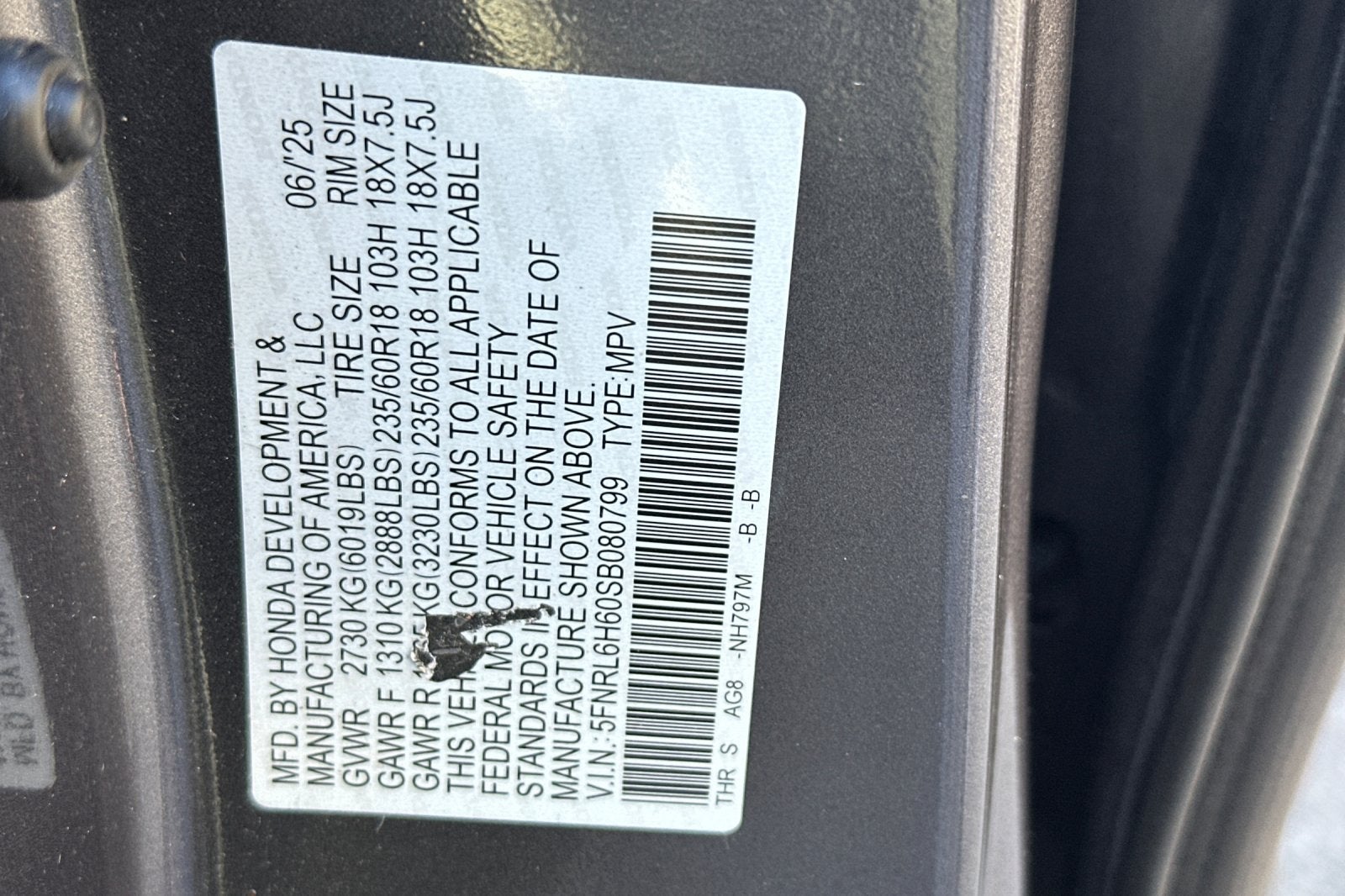 2025 Honda Odyssey EX-L