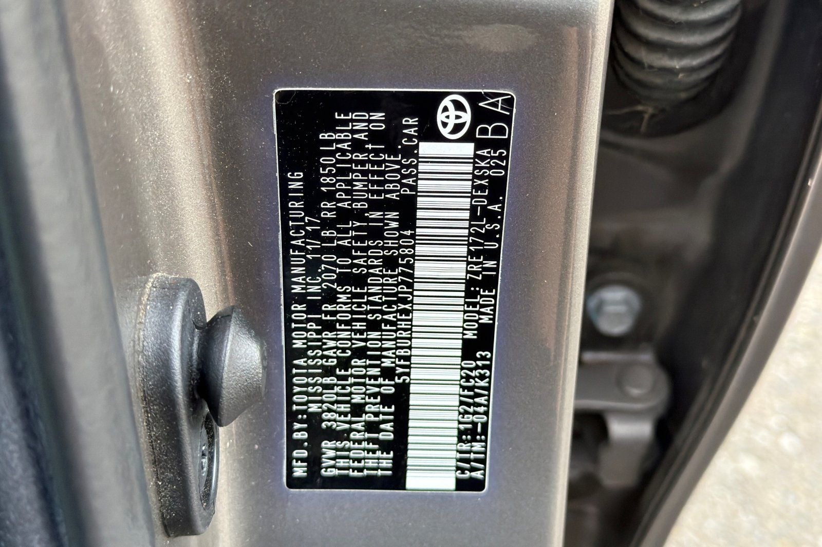 2018 Toyota Corolla SE