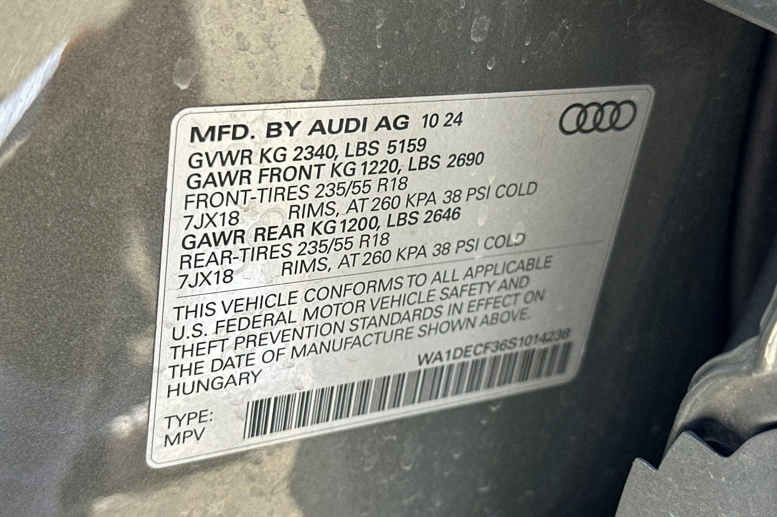 2025 Audi Q3 Premium S Line quattro