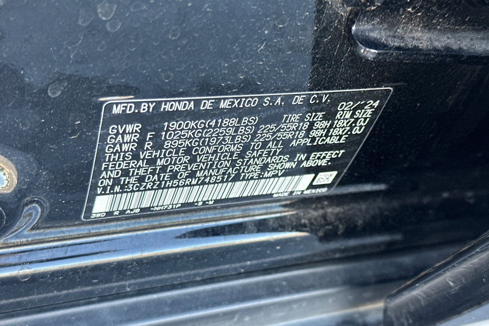 2024 Honda HR-V Sport