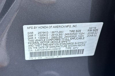 2019 Acura MDX 3.5L Technology Package SH-AWD
