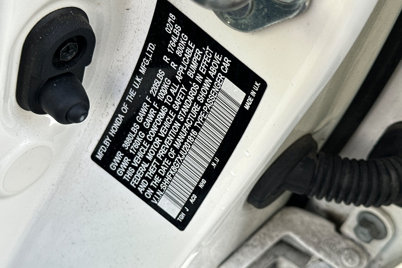 2018 Honda Civic Type R Touring