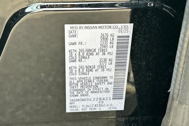 2025 Nissan Pathfinder Rock Creek 4WD